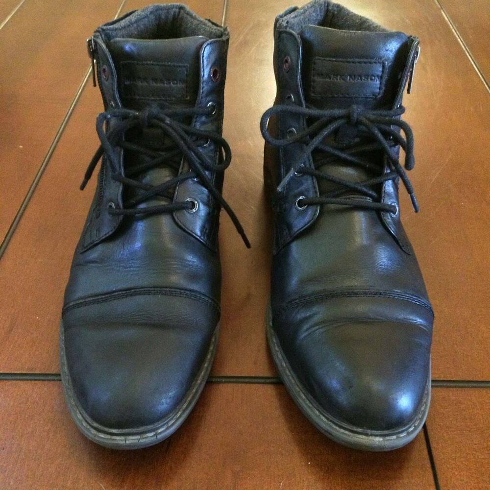 Mark Nason Ottomatic black leather boots 9